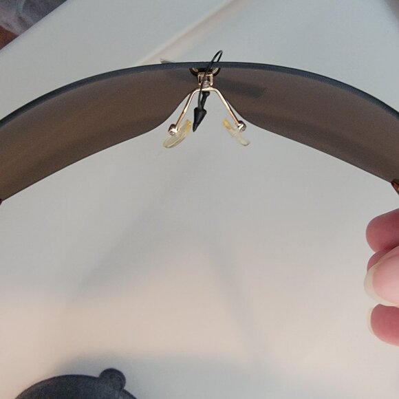 Brown Tortoise Shell Color Plastic Sunglasses w Rhinestone Details - Picture 9 of 9